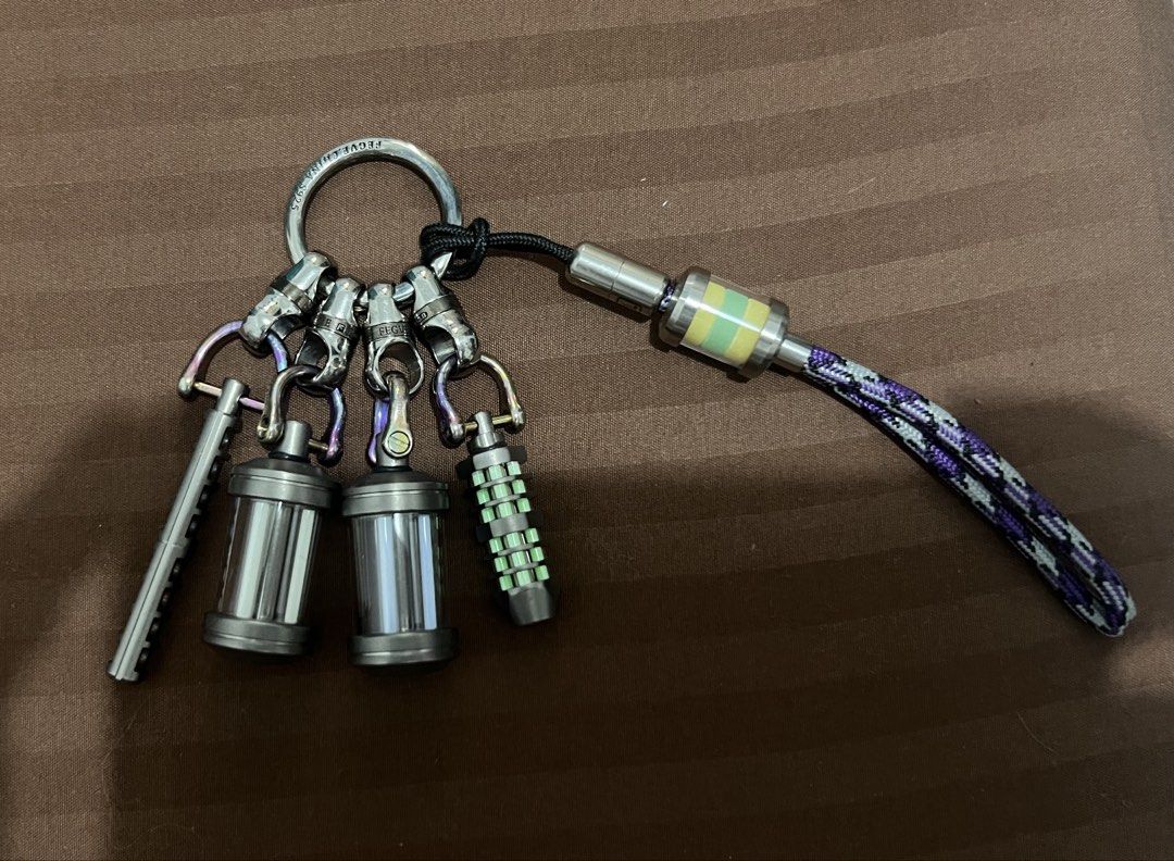 Titanium + Sterling Silver EDC Tritium Keychain (Category: Everything Else Others) located in Quezon City. Submitted by loisranulf02 (Listing ID 1463231542, Image 2). Description: Tritium for Sale From Left to Right 1.) TEC - T3-6X Titanium Ti Isotope Triode Fob with 3pcs 3mmx22.5mm Green Tritium Vials for 5.5k 2.) TEC - T323-3W Titanium Ti Isotope Reactor Fob with pcs 3mmx22.5mm Blue Tritium Vials for 6k 3.) TEC - T323-3W Titanium Ti Isotope Rea