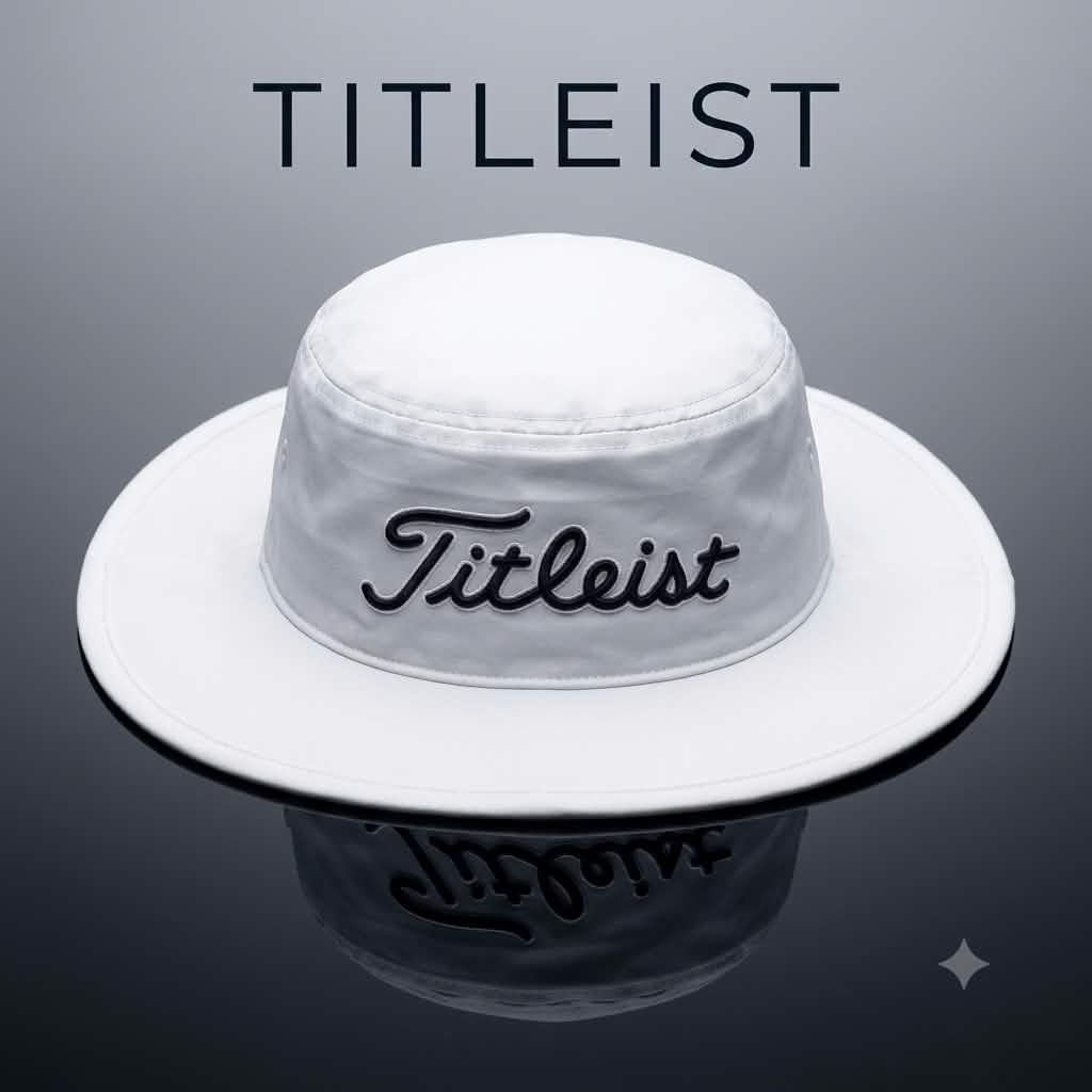 Titleist Pro-V Bucket Hat White (Category: Caps & Hats) located in Carmen. Submitted by rr_thrifts (Listing ID 1463273482, Image 1). Description: - White Titleist bucket hat - Embroidered Titleist logo on front - Adjustable drawstring at the back - Ideal for sunny days and golf - Minor marks on brim and inside lining (please check photos for details).