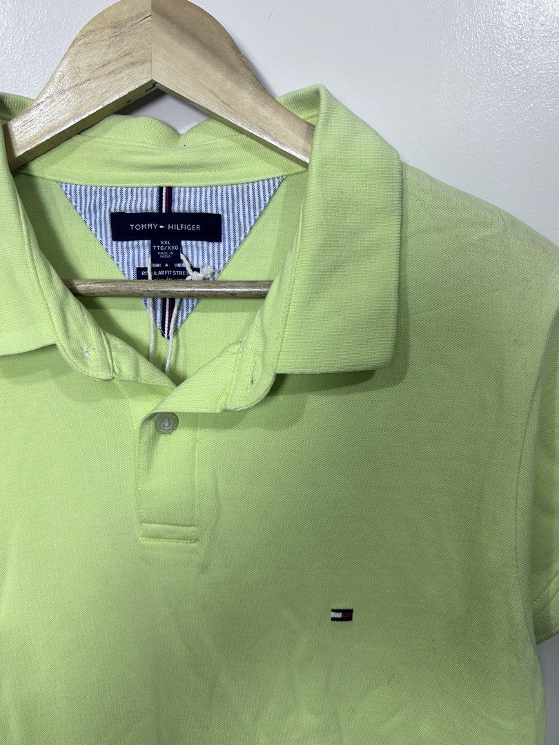 Tommy hilfiger polo shirt (Category: Formal Shirts) located in Cebu City. Submitted by thrift_grail (Listing ID 1463234971, Image 2). Description: Excellent condition Need wash xxl on tag No washtag Dimes: 18w 28L Color rate 9/10 Cebu city📍.