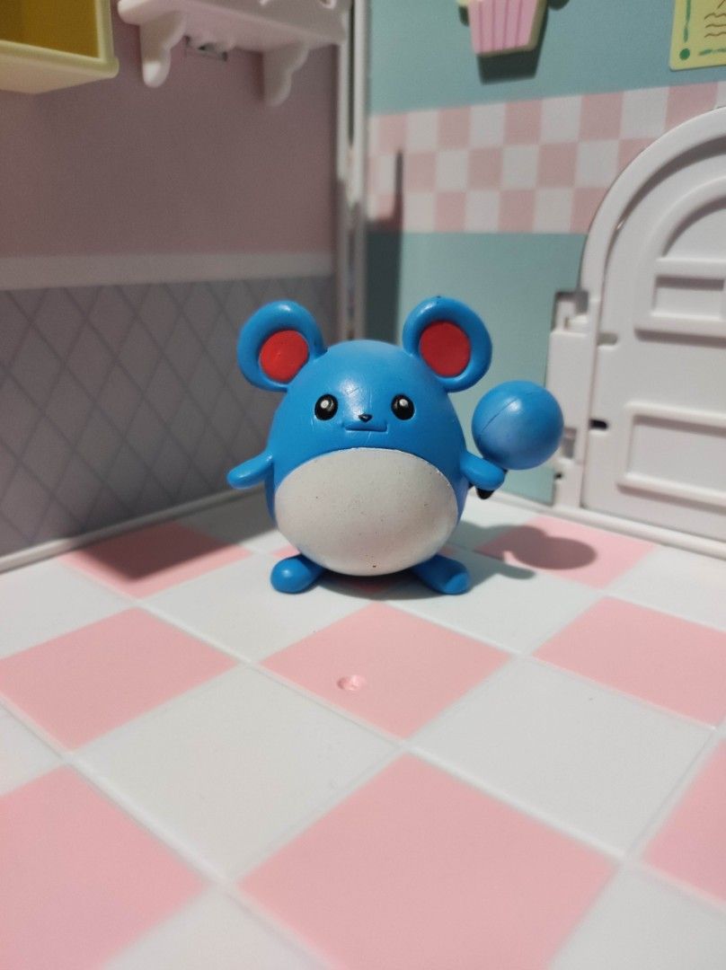 TOMY Pokemon Figure - Marill (Category: Figurines & Statues) located in Taguig. Submitted by lilrootshop (Listing ID 1463255816, Image 1). Description: ***Crossposted*** Price: 250 AUTHENTIC Pass sa lowballers! First to pay basis. No COD. For item reservation, a down payment of 50% or 100 pesos (whichever is less) is required. Down payment is non-refundable. One month reservation only. Location: Taguig (near BGC) MOP: GCash / Maya / GoTyme.