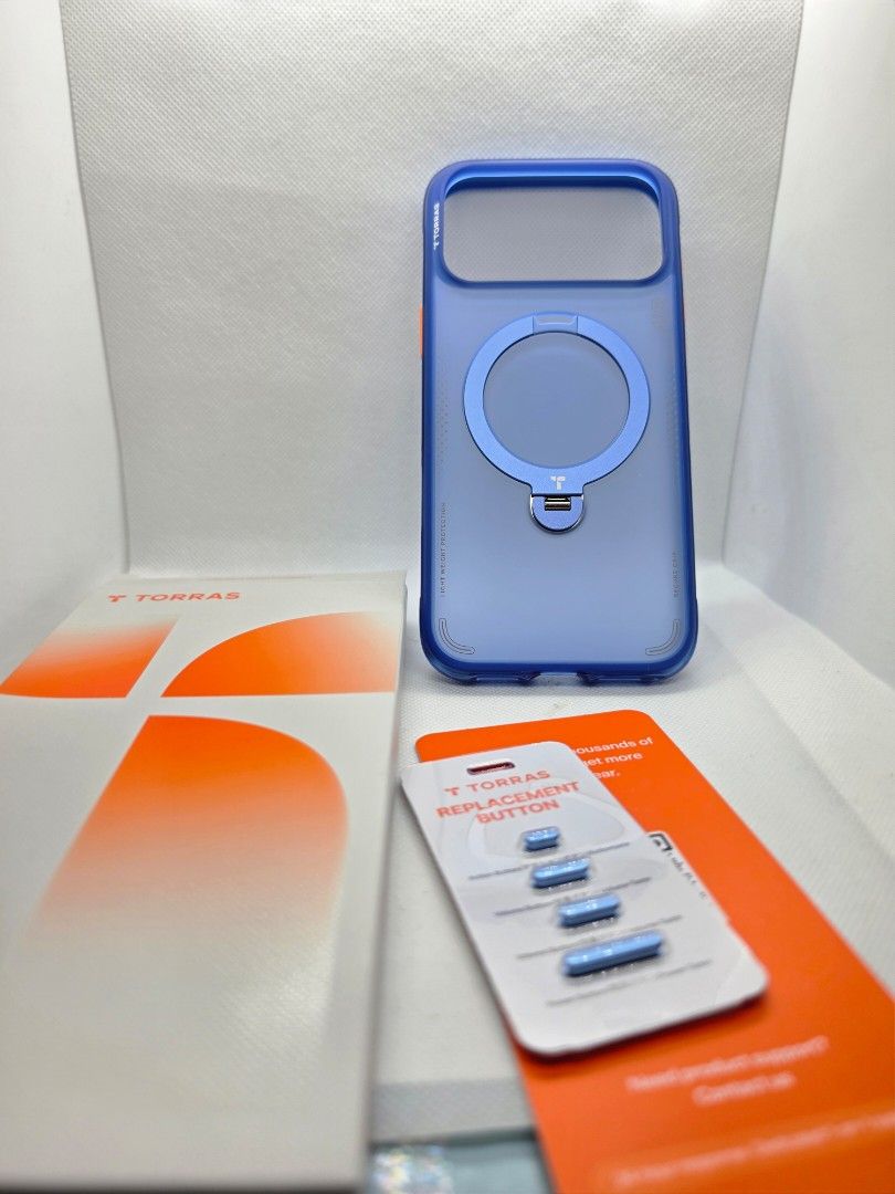 Torras q3 air for iphone 18 pro max (Category: Cases & Sleeves) located in Las Pinas. Submitted by jhered (Listing ID 1463140027, Image 1). Description: Sale Brandnew Original With magsafe Sale for 4300 Las pinas area.