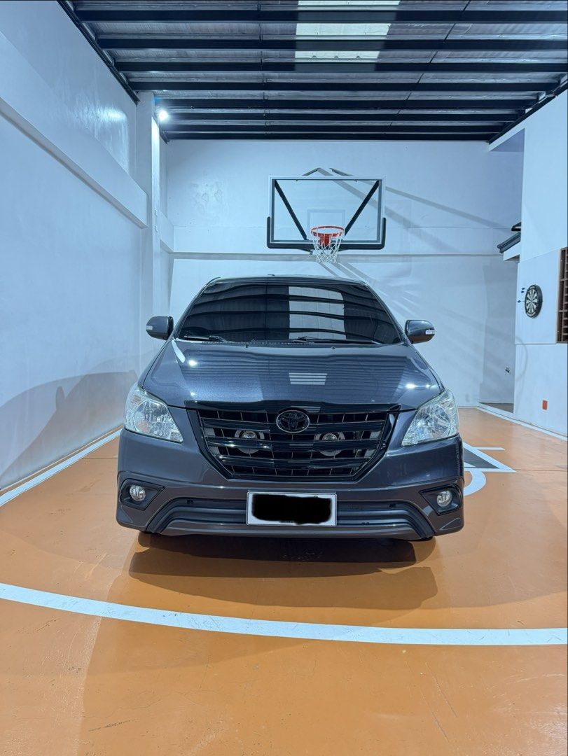 Toyota Innova (Category: Used Cars) located in Makati City. Submitted by sebastian285 (Listing ID 1463319519, Image 1). Description: 2016 Toyota Innova V (last production before face lift) - 59,000+ odo (original not tampered) - mags n tires (yokohama advan fleva 225 45 r18 with original rota fighter 10) both bought last june - installed full exhaust with borla tip and remapped by bacolod diesel - installed boost gauge and hybrid air filter by ba