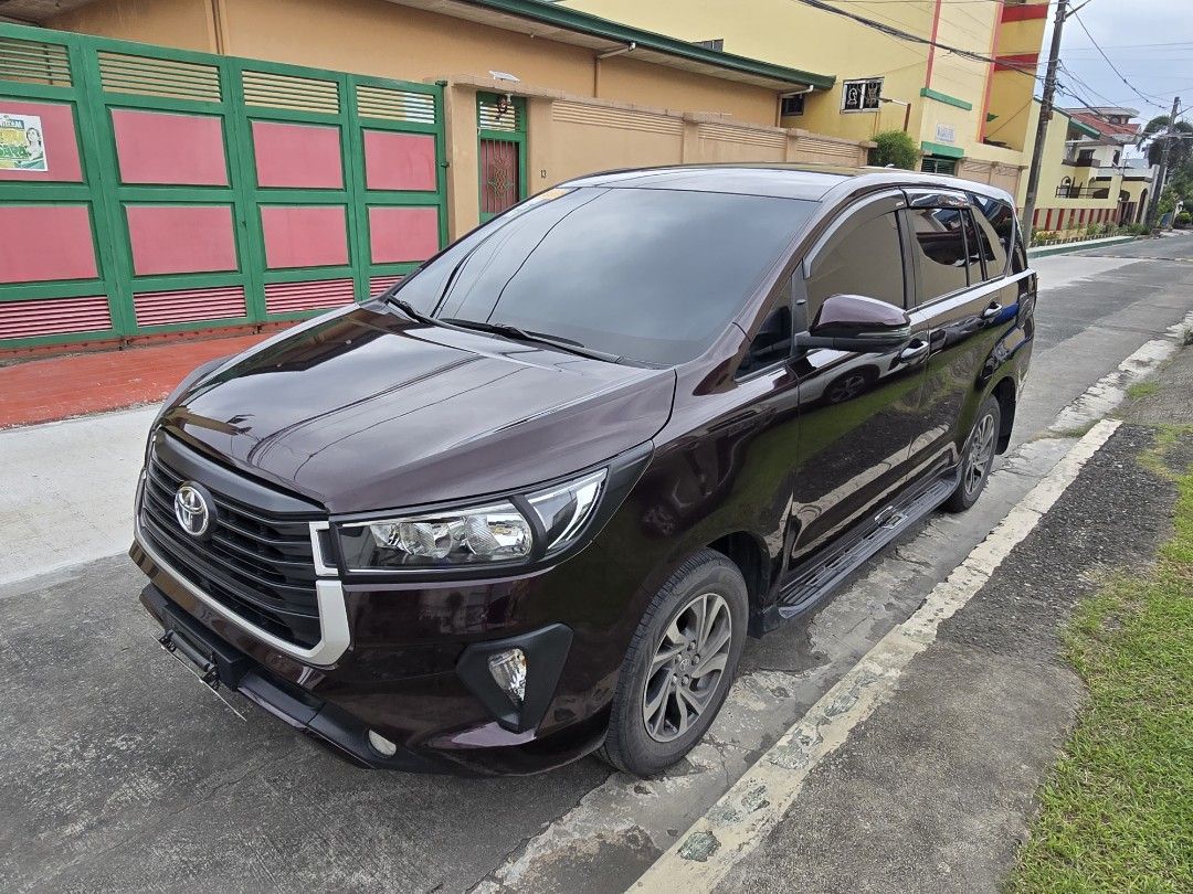 Toyota Innova (Category: Used Cars) located in Pasig City. Submitted by kalypso18 (Listing ID 1463321465, Image 1). Description: 2023 Innova E PRISTINE CONDITION 38k mileage only! Very well maintained Owner seller /Lady owed. Diesel 2.8E engine Very fresh black interior Leather seats 2 keys Plate Number ending in 6 (Wednesday coding) No issues Complete papers Registered No Mileage Tampering No Flood History No Alarm HPG Verified Location: Pasig w