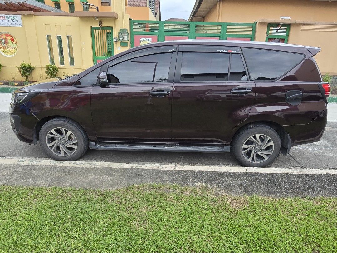Toyota Innova (Category: Used Cars) located in Pasig City. Submitted by kalypso18 (Listing ID 1463321465, Image 2). Description: 2023 Innova E PRISTINE CONDITION 38k mileage only! Very well maintained Owner seller /Lady owed. Diesel 2.8E engine Very fresh black interior Leather seats 2 keys Plate Number ending in 6 (Wednesday coding) No issues Complete papers Registered No Mileage Tampering No Flood History No Alarm HPG Verified Location: Pasig w