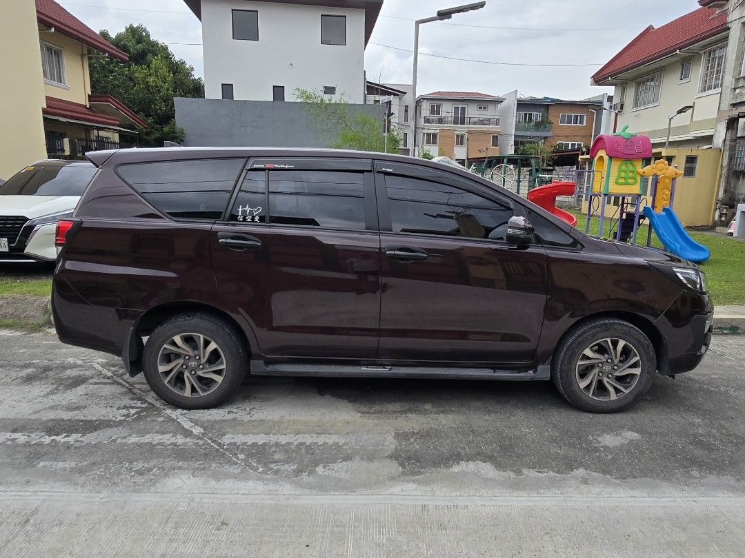 Toyota Innova (Category: Used Cars) located in Pasig City. Submitted by kalypso18 (Listing ID 1463321465, Image 3). Description: 2023 Innova E PRISTINE CONDITION 38k mileage only! Very well maintained Owner seller /Lady owed. Diesel 2.8E engine Very fresh black interior Leather seats 2 keys Plate Number ending in 6 (Wednesday coding) No issues Complete papers Registered No Mileage Tampering No Flood History No Alarm HPG Verified Location: Pasig w