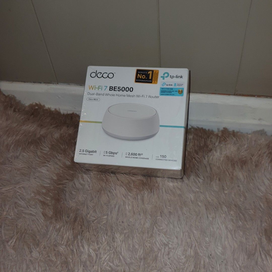 Tp link wifi 7 mesh wifi router be5000 be25 (Category: Craft Supplies & Tools) located in Pasig City. Submitted by fasttech01 (Listing ID 1463232380, Image 1). Description: .