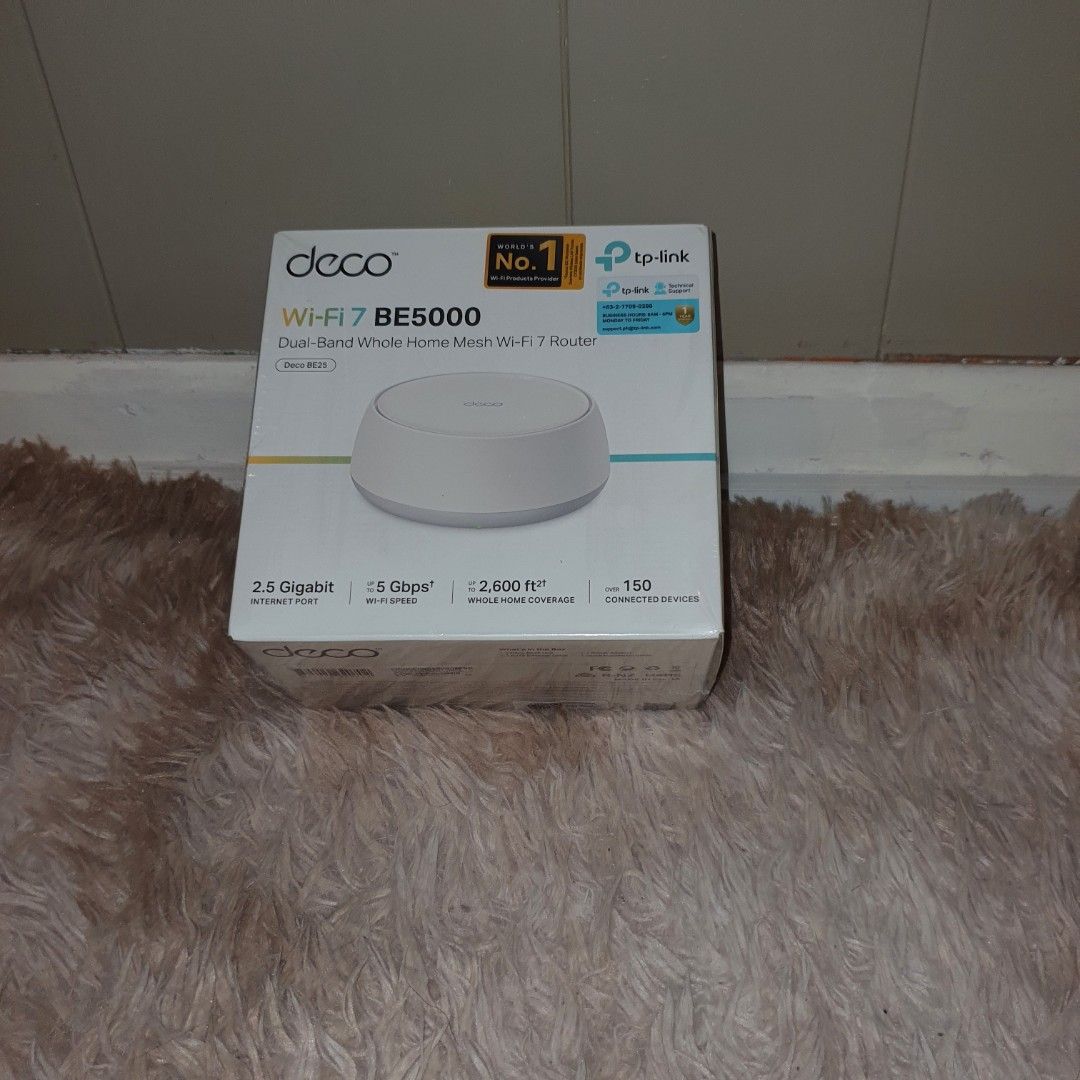 Tp link wifi 7 mesh wifi router be5000 be25 (Category: Craft Supplies & Tools) located in Pasig City. Submitted by fasttech01 (Listing ID 1463232380, Image 3). Description: .