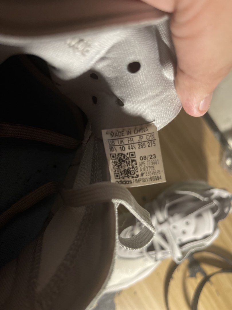 Trae young basketball shoes (Category: Sneakers) located in Quezon City. Submitted by aaapanda1131221 (Listing ID 1463285611, Image 3). Description: - Adidas shoes - US Men's Size 10 - Colorway: Light Grey & Blue - Ideal for running or training - Brand new, never worn, no box.