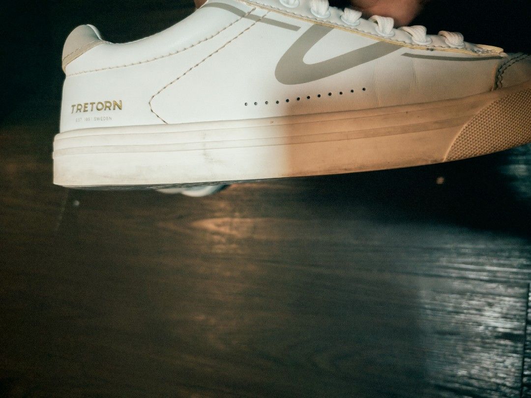 Tretorn White Sneakers size 6.5 (Category: Sneakers) located in Makati City. Submitted by momsieapril (Listing ID 1463124711, Image 2). Description: - Classic white Tretorn low-top sneakers - Lace-up closure - Simple design with Tretorn logo - Soles with good grip - Ideal for everyday wear - Lightly used, plenty of life left 36.5 size.