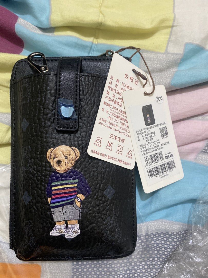 TT Bear Phone Pouch Bag (Category: Purses & Pouches) located in Manila. Submitted by owigabi (Listing ID 1463200262, Image 2). Description: - Original Price ₱4,676 -With dust bag - Slighty negotiable.