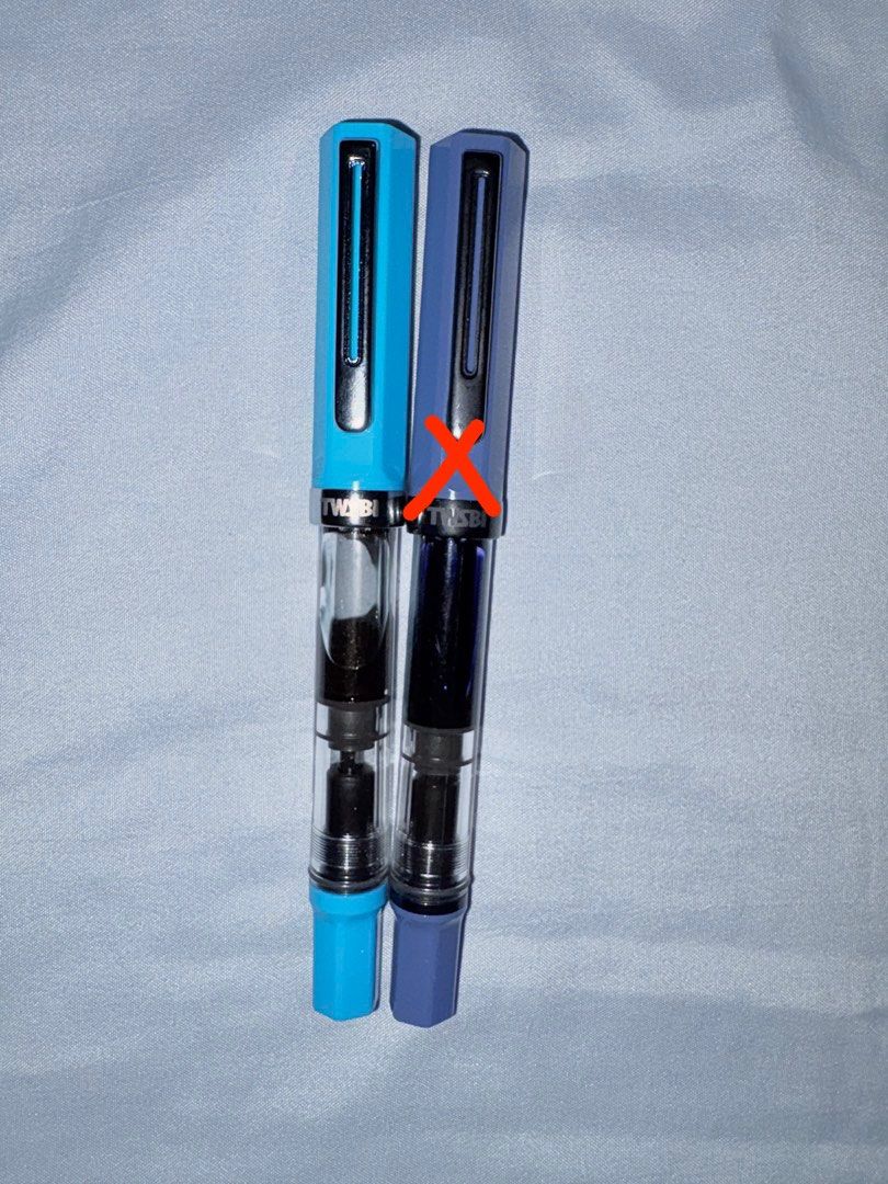TWSBI Eco Cerulean Blue <B> (Category: Stationery & School Supplies) located in Marikina City. Submitted by savedbygracephb (Listing ID 1460110823, Image 1). Description: TWSBI Eco Cerulean Blue <B> (inked with Vinta glittered ink) complete with box and other inclusions - 2,500 ‼️ SOLD TWSBI Eco Slate Blue with Onyx <1.1 Stub> (inked) complete with box and other inclusions - 2,800 RFS: preferred Fine nibs PM for inquiries. Will ship via JNT (will