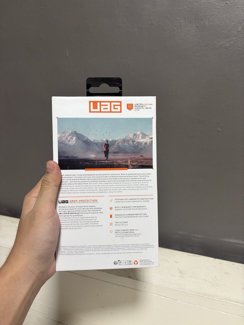 UAG Pathfinder Case with MagSafe for iPhone 14 Pro Max (White / Ice) (Category: Cases & Sleeves) located in Pulilan. Submitted by markcrz_ (Listing ID 1463260544, Image 2). Description: Selling UAG (Urban Armor Gear) Pathfinder Series Case with MagSafe for iPhone 14 Pro Max..