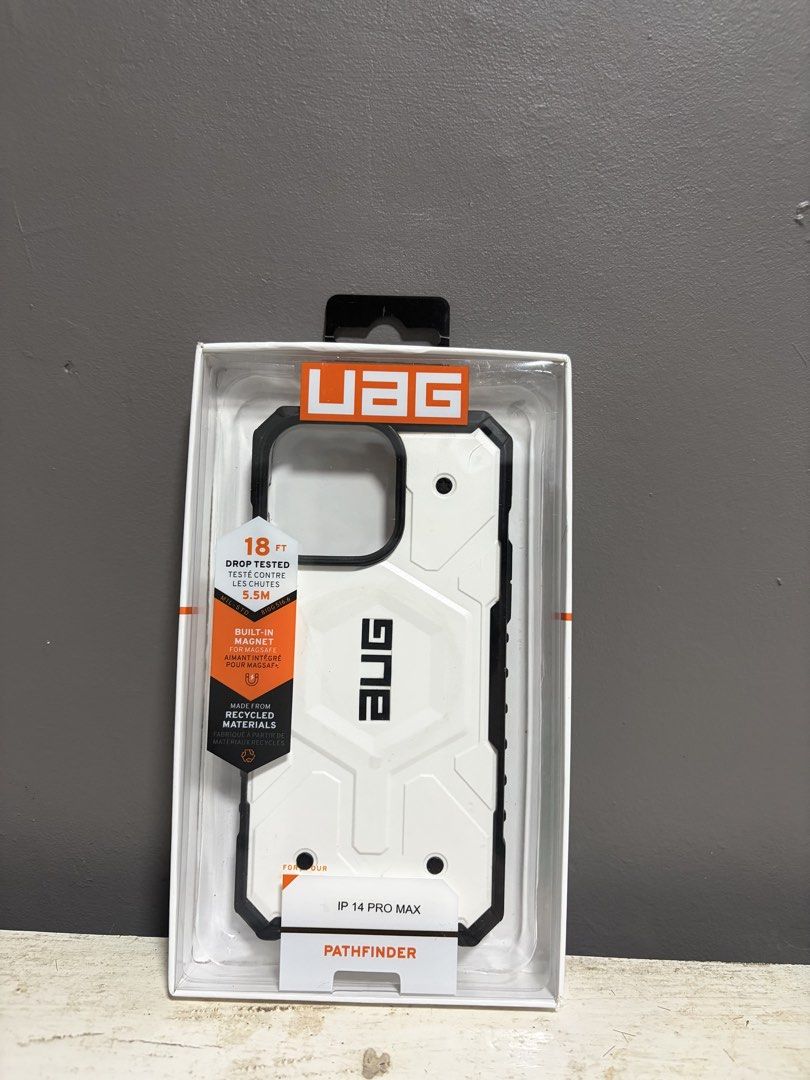 UAG Pathfinder Case with MagSafe for iPhone 14 Pro Max (White / Ice) (Category: Cases & Sleeves) located in Pulilan. Submitted by markcrz_ (Listing ID 1463260544, Image 3). Description: Selling UAG (Urban Armor Gear) Pathfinder Series Case with MagSafe for iPhone 14 Pro Max..