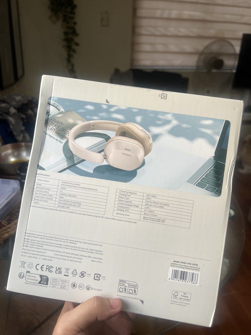 Ugreen Hi Tune Max 5c (Category: Headphones & Headsets) located in Manila. Submitted by jerico_dumindin17 (Listing ID 1463250871, Image 3). Description: Brand new sealed! Rfs: na doble ng bili Valenzuela.