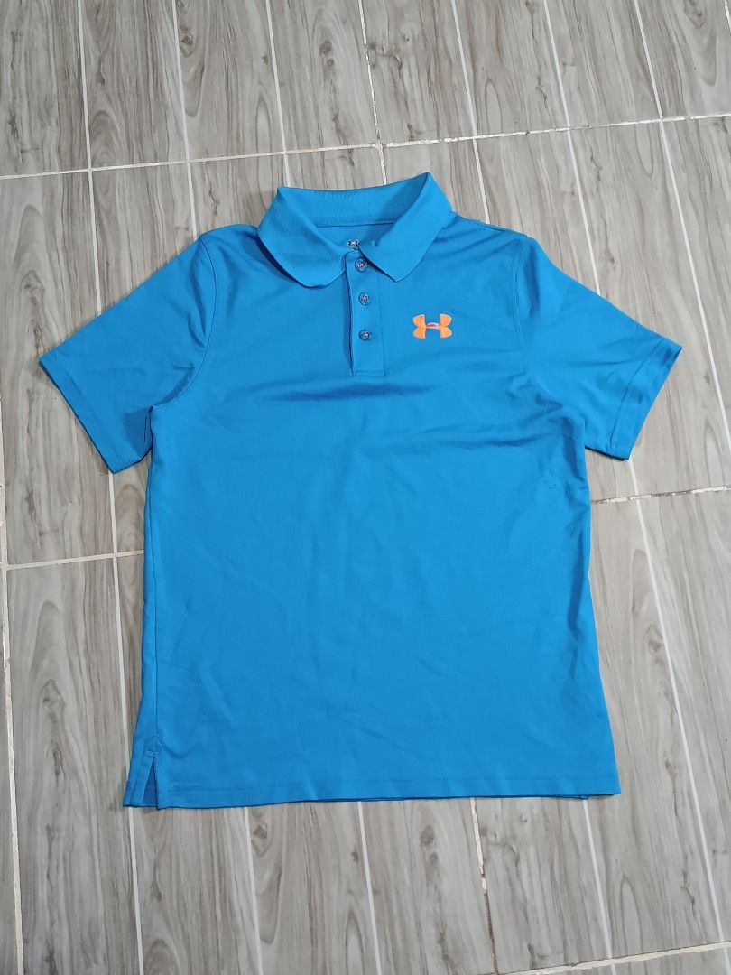 UNDER ARMOUR DRIFIT POLO SHIRT (freeshipping) (Category: Activewear) located in Quezon City. Submitted by gyl-stop (Listing ID 1463158978, Image 1). Description: free shipping 17 x 23.5 very good condi cr: 9.5/10 issue: black dirt stain sa gilid di halata.