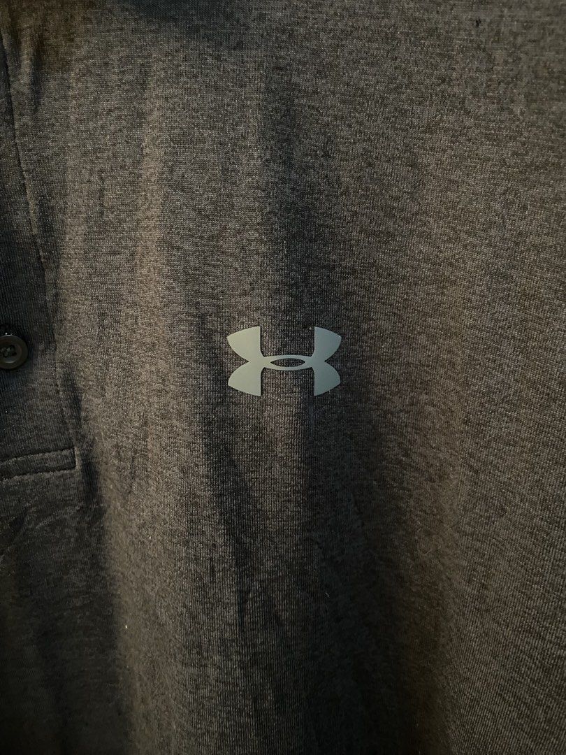 UNDER ARMOUR PLAYOFF POLO SHIRTS (Category: Activewear) located in Cavite. Submitted by gedom (Listing ID 1463184355, Image 3). Description: UA PLAYOFF POLO SHIRTS Size large 22W X 29L Excellent like new No issue 750 plus sf Dasma cavite.