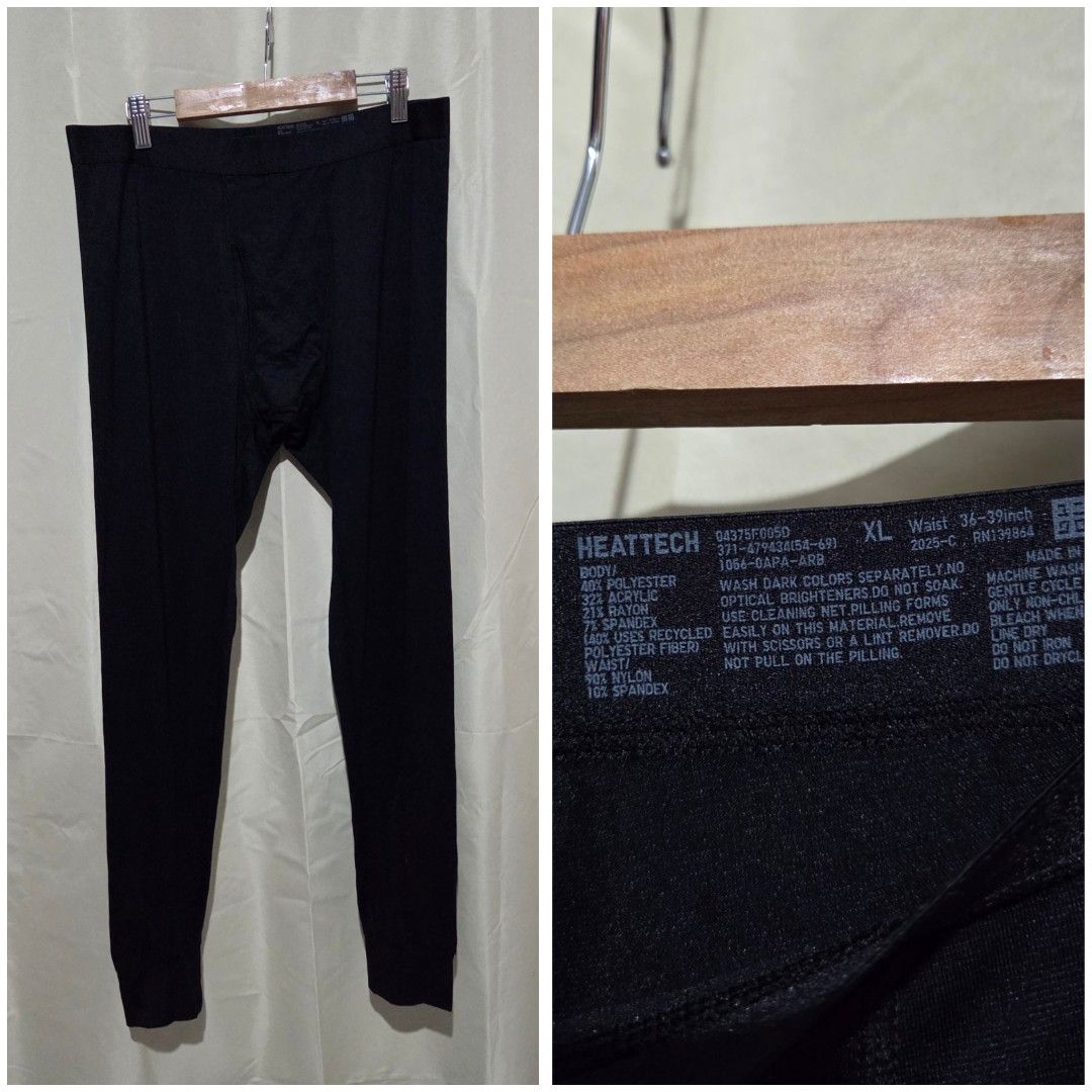 UNIQLO MEN HEATTECH (Category: Sleep and Loungewear) located in Santiago. Submitted by fromboxes (Listing ID 1463129887, Image 1). Description: Like new 2pcs available 350 each Ships thru J&T Isabela North Luzon Shipping Nationwide No rush shipping 😊😊.
