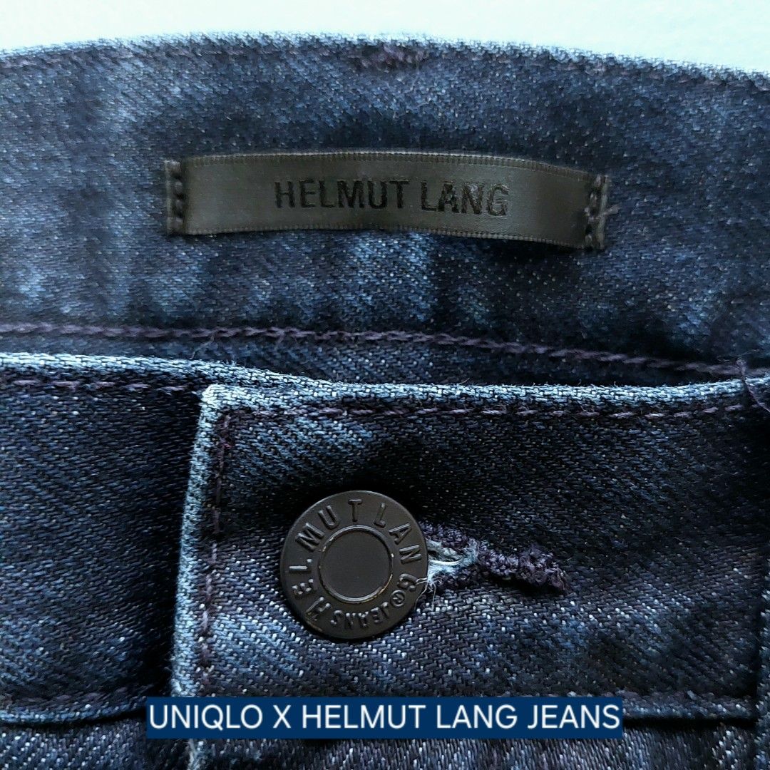 UNIQLO X HELMUT LANG Jeans (Category: Jeans) located in Manila. Submitted by igetrinidad (Listing ID 1463169368, Image 2). Description: UNIQLO X HELMUT LANG JEANS Collaboration From men's section and measurements but advertised as unisex. Waist size: 31 Condition & Item Details: 🪙 Original SRP P5,000 plus I've been purchasing clothes from Uniqlo since they first came here more than a decade ago and these are the most premium, hence most expensiv