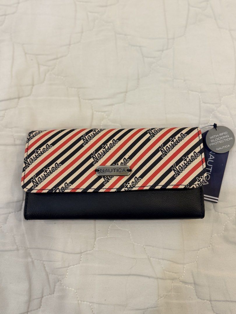 Nautica Money Manager Slim RFID Blocking Flap Wallet (Category: Wallets & Card holders) located in Manila. Submitted by youngrabbit.b5670d (Listing ID 1463277099, Image 1). Description: Original from USA Never used With tags Minor rubs due to long storing (see last pic).