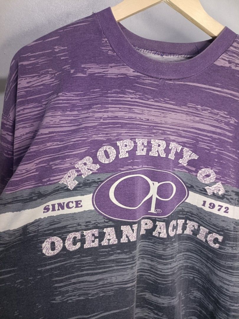 Vintage 90s Ocean Pacific Surf Tee (Category: Tshirts & Polo Shirts ) located in Cabuyao City. Submitted by junkthreads.finds (Listing ID 1463253194, Image 3). Description: Vintage Ocean Pacific Surf Tee Tag: Missing Dimes: 23x27.5 Issue(s): Holes Color may vary due to lightning..