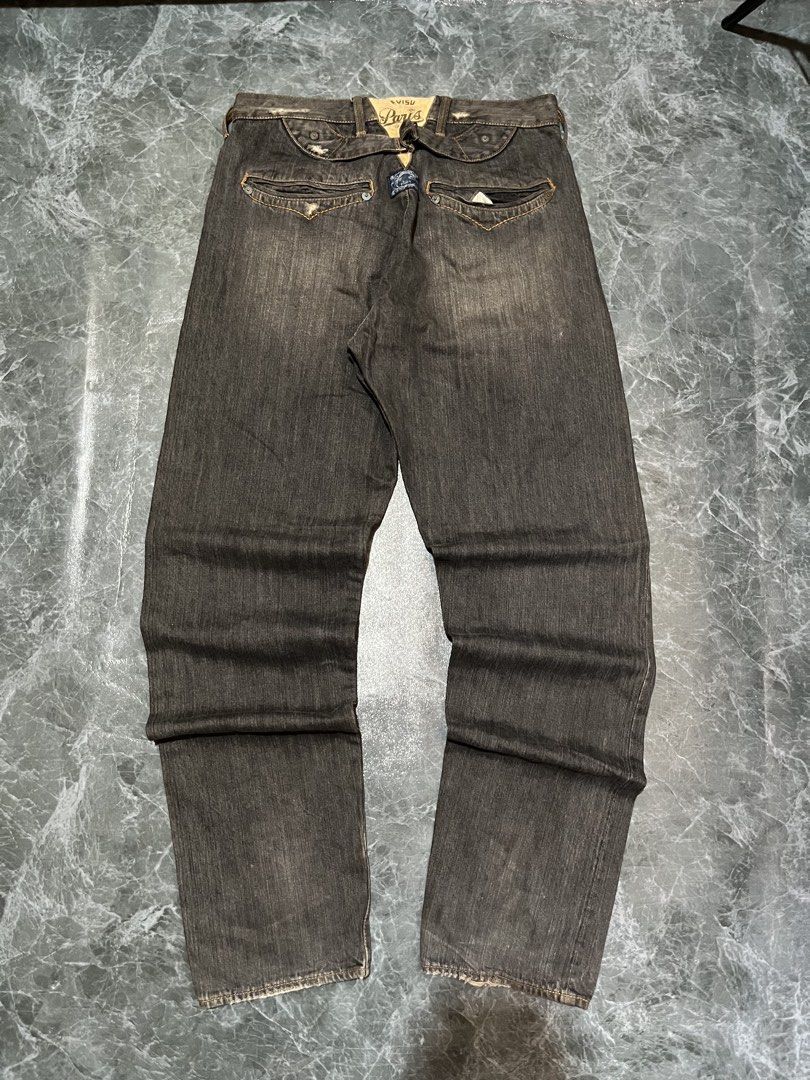 Vintage Evisu Paris buckled jeans (Category: Jeans) located in Valencia. Submitted by bordzsthrift (Listing ID 1463205763, Image 1). Description: Dimes 34 X 35 Selvedge Authentic Buttonfly.