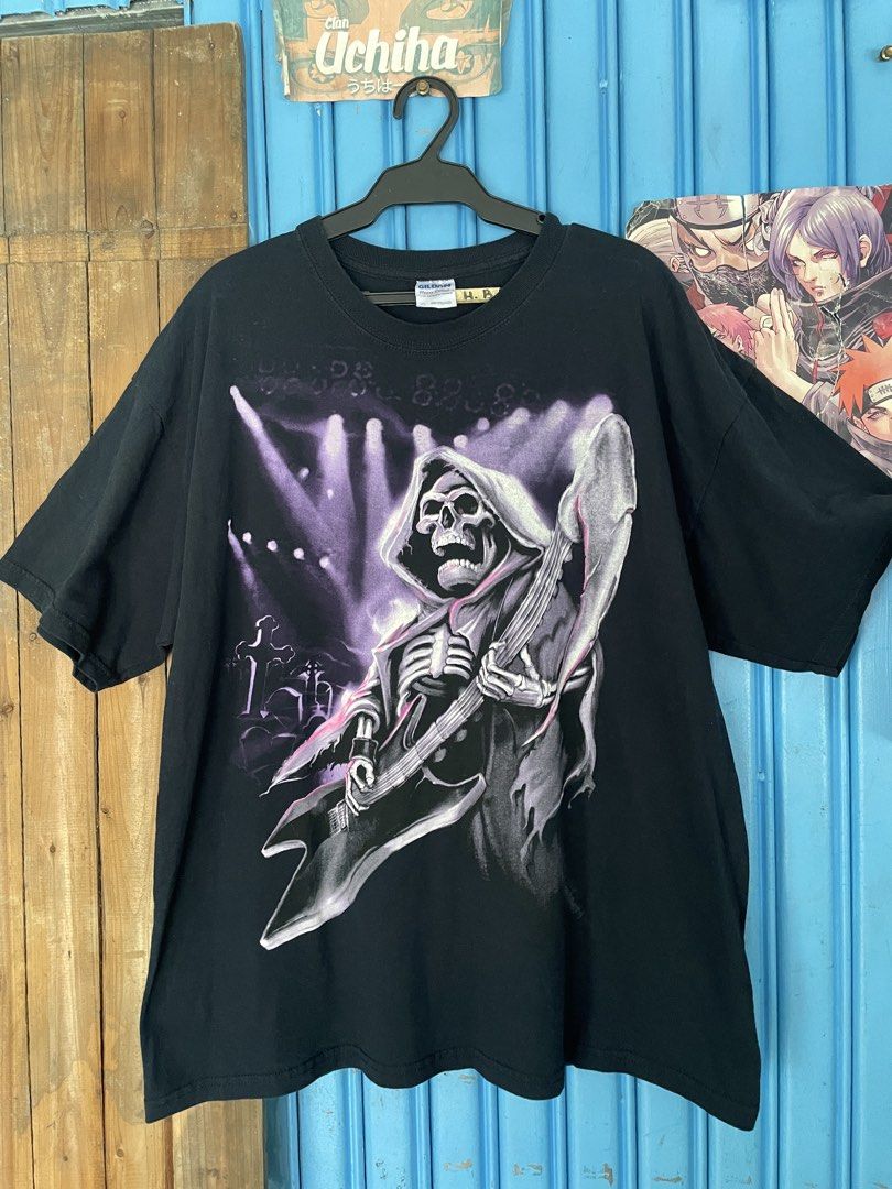 Vintage Gildan Grim Reaper 90’s Tee (Category: Tshirts & Polo Shirts ) located in Manila. Submitted by bhelle28.moon (Listing ID 1463152826, Image 1). Description: For Sale‼️ Imported Package from San Francisco Calii Goods Quality Vintage Delivery, Lalamove/JnT.