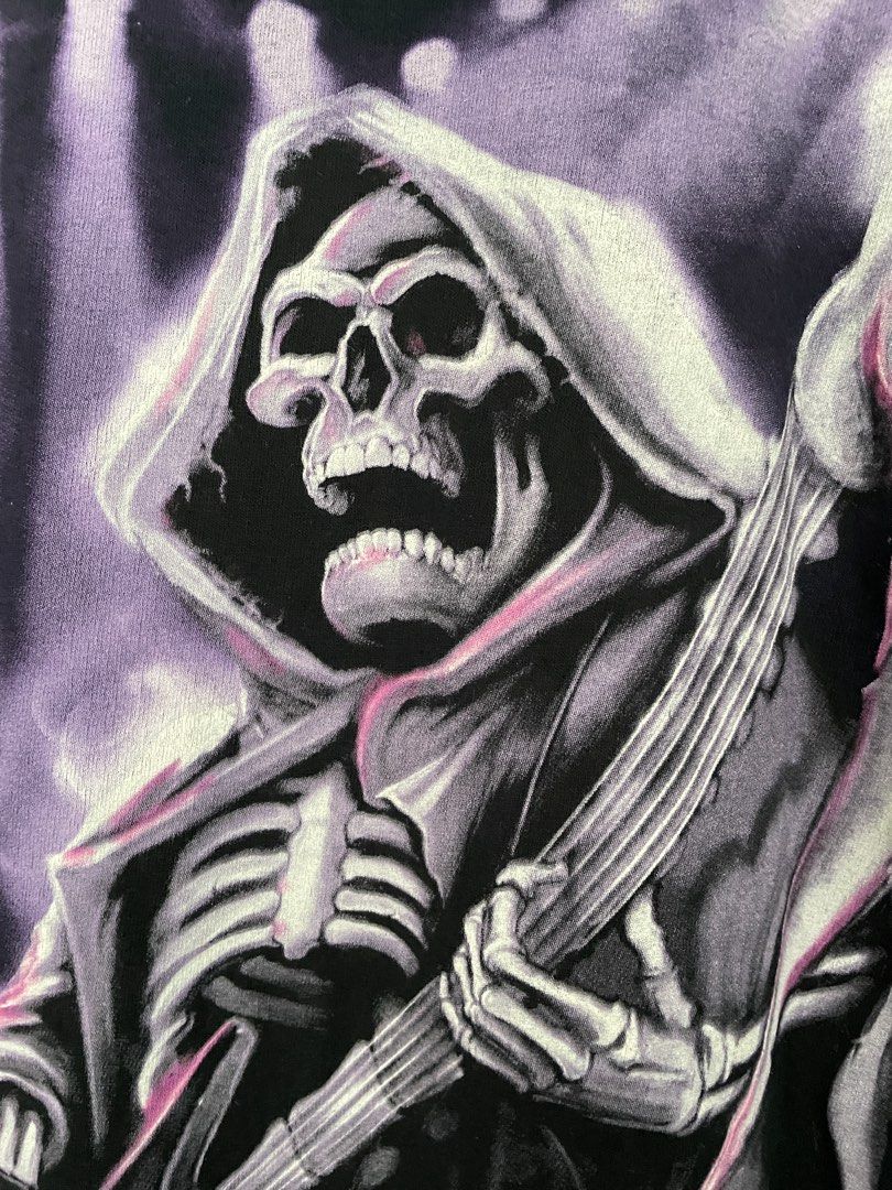 Vintage Gildan Grim Reaper 90’s Tee (Category: Tshirts & Polo Shirts ) located in Manila. Submitted by bhelle28.moon (Listing ID 1463152826, Image 2). Description: For Sale‼️ Imported Package from San Francisco Calii Goods Quality Vintage Delivery, Lalamove/JnT.