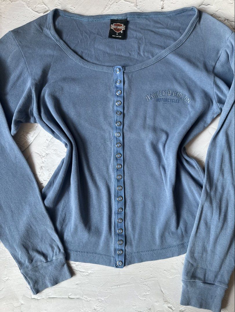 Vintage Harley Davidson Buttoned Longsleeve (Category: Coats, Jackets and Outerwear) located in Makati City. Submitted by hdn.rck (Listing ID 1463231575, Image 1). Description: .