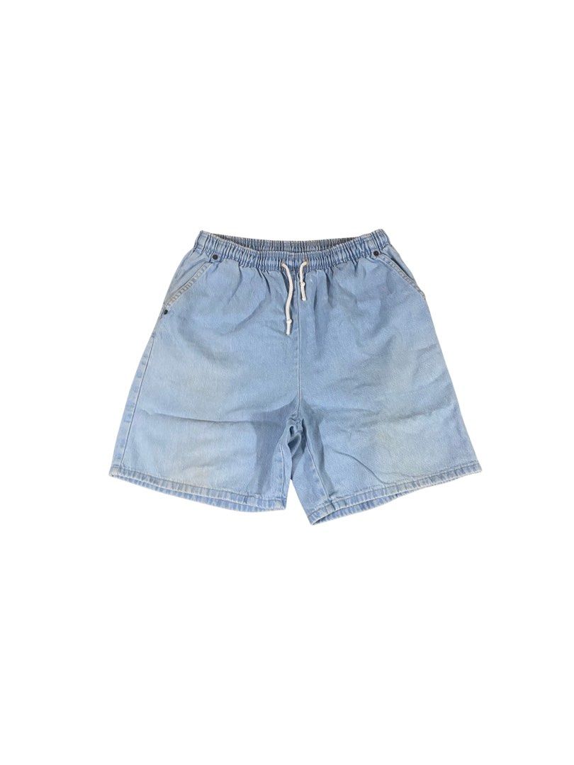 Vintage Light Blue Washed Jorts (Category: Shorts) located in Los Banos. Submitted by adothrift (Listing ID 1463220264, Image 1). Description: Vintage Light Blue Washed Jorts Waistline - 28-30 Length - 20 Leg Opening - 12.