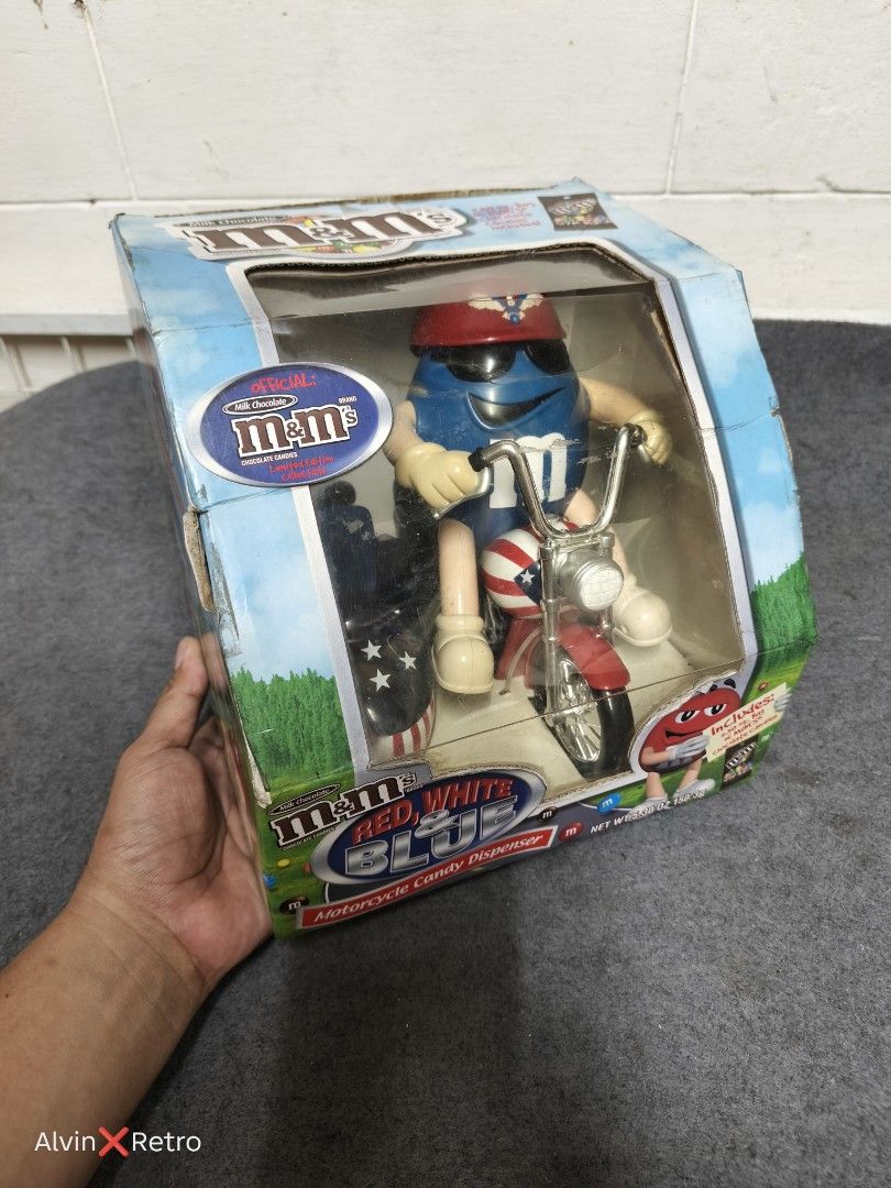 Vintage M&M Motorcycle Candy Dispenser (Category: Vehicle & Diecast Models) located in Manila. Submitted by alvinretro (Listing ID 1463232653, Image 1). Description: Tayuman, Manila.