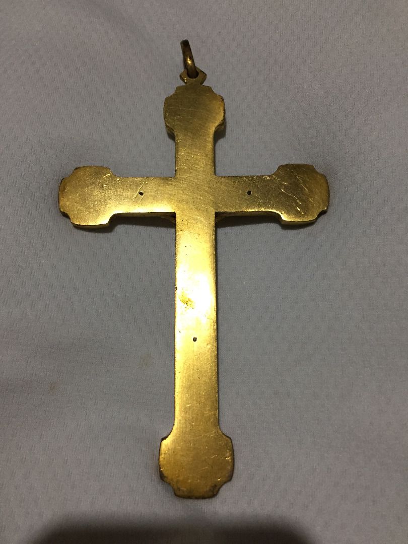 Vintage Pectoral Cross (Category: Religious Items) located in Boac. Submitted by debuho (Listing ID 1463273745, Image 2). Description: Large Pectoral Cross from France, 5.5 inches x 3.5 inches. Can do COD/COP, negotiable. .