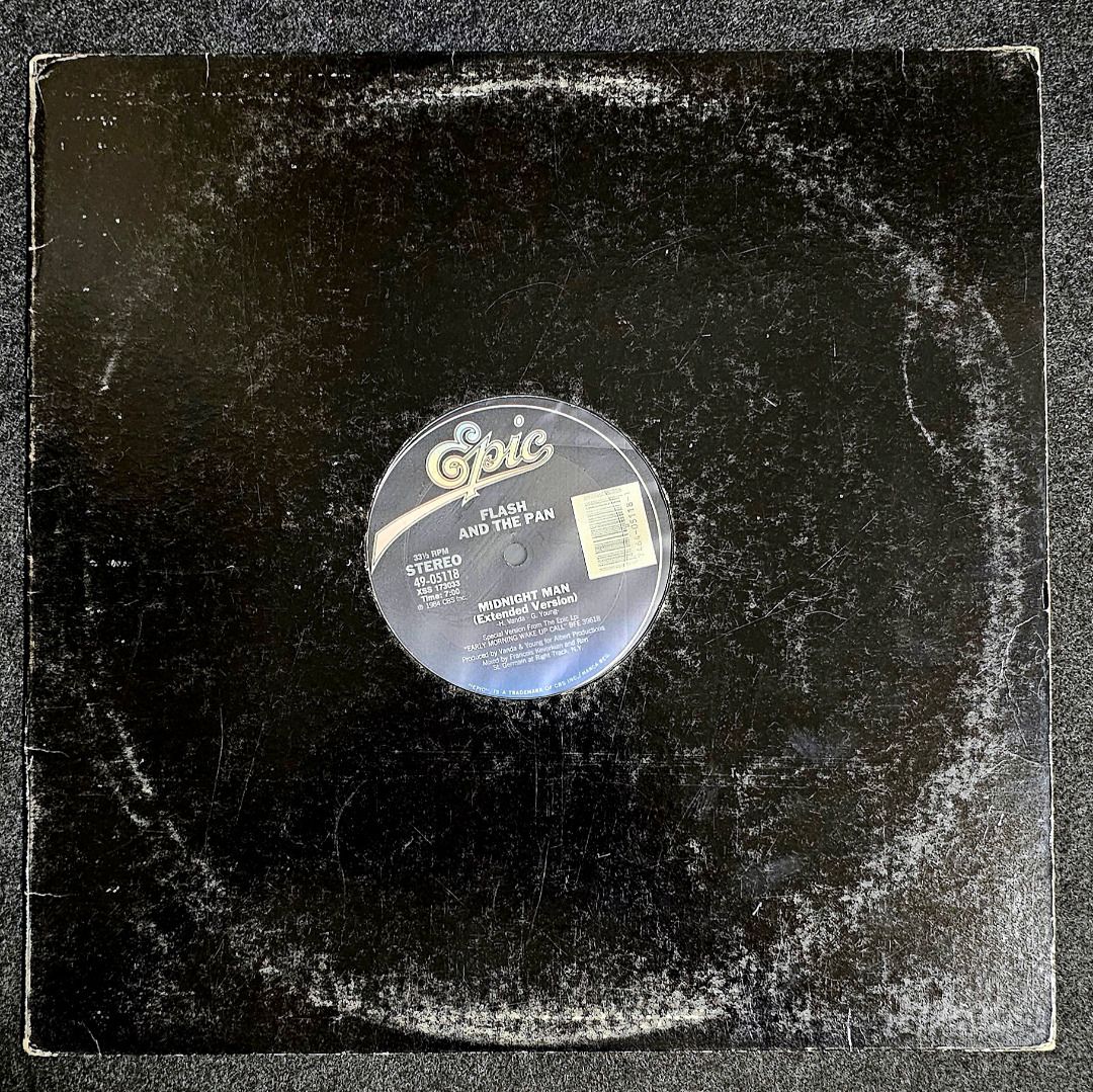 [Vinyl 12"] Flash And The Pan – Midnight Man (Category: Vinyls) located in Cainta. Submitted by bunnygod (Listing ID 1463144233, Image 1). Description: US pressed, 1984 Epic – 49-05118 📀 VG+ 📂 Generic Black 🎶 Synthpop A Midnight Man (Extended Version) 7:00 B Midnight Man (Instrumental) 6:00 .