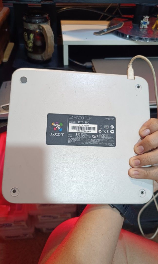 Wacom Bamboo CTE-450 (Category: Computer Keyboard) located in Midsayap. Submitted by macoy.picker (Listing ID 1463234563, Image 2). Description: Wacom Bamboo CTE-450 Pad Only (No Pen) As Is 150+SF.
