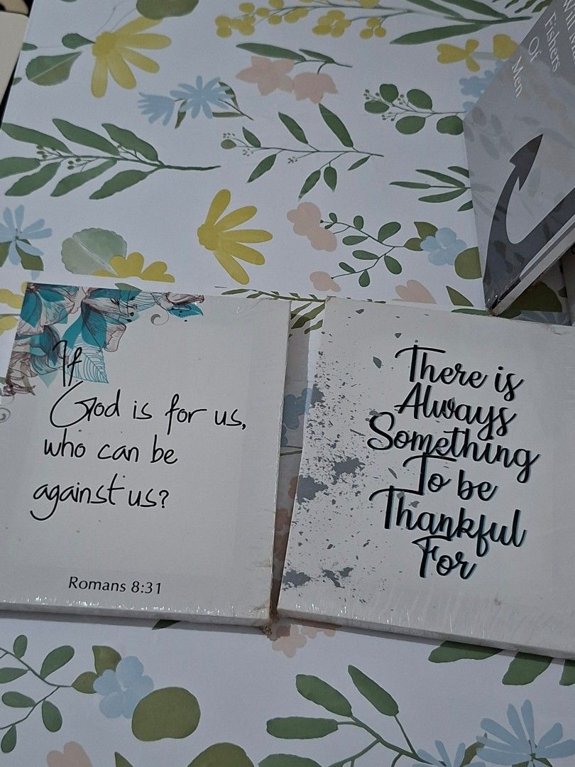 ✨ Wall Art Canvas Panels – 13 Pieces ✨ (Category: Wall Decor) located in Taguig. Submitted by authprelovedonlineshop1 (Listing ID 1463267951, Image 2). Description: ### ✨ Wall Art Canvas Panels – 13 Pieces ✨ - **13 pcs canvas wall art panels** - Motivational quotes & **Biblical Scriptures** 🙏 - **All sealed / brand new** - Perfect for home décor, office, or as a meaningful gift - **Price: ₱2,488** **Beautiful and inspiring pieces to add positivi