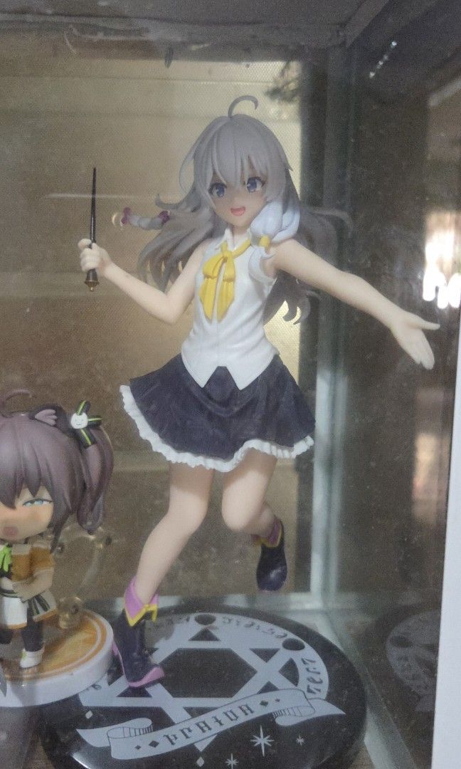Wandering Witch: Elaina Coreful Figure (Category: Figurines & Statues) located in Manila. Submitted by joaquincru77725 (Listing ID 1463179533, Image 1). Description: Elaina Figures 1900 for Both Kimono Version Only 1000 Original Version Only 1000 Both BIB, well kept on glass container.