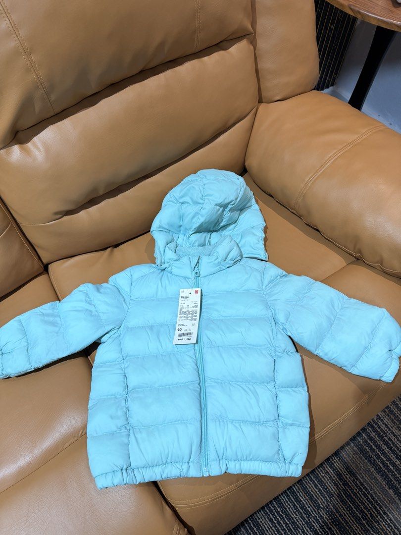 Warm Padded Full Zip Parka Light Blue (Size 90) (Category: Babies & Kids Fashion) located in Manila. Submitted by dettabaliven (Listing ID 1463218486, Image 1). Description: Never Used.