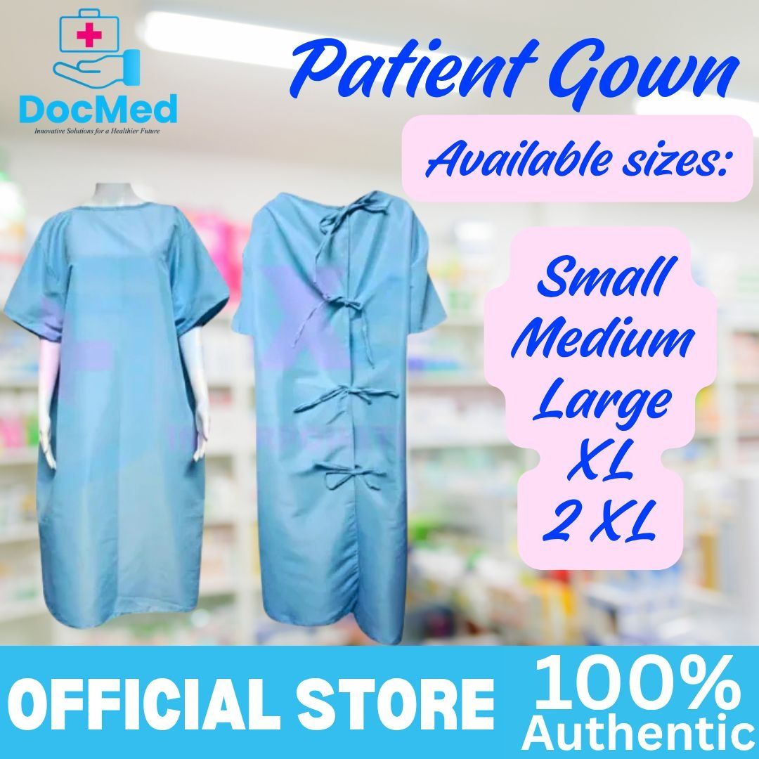 WASHABLE PATIENT GOWN (Category: Medical Supplies & Tools) located in Quezon City. Submitted by zee_010200 (Listing ID 1463145119, Image 1). Description: AVAILABLE ON ANY SIZES (SMALL, MEDIUM, LARGE, XL, 2XL).