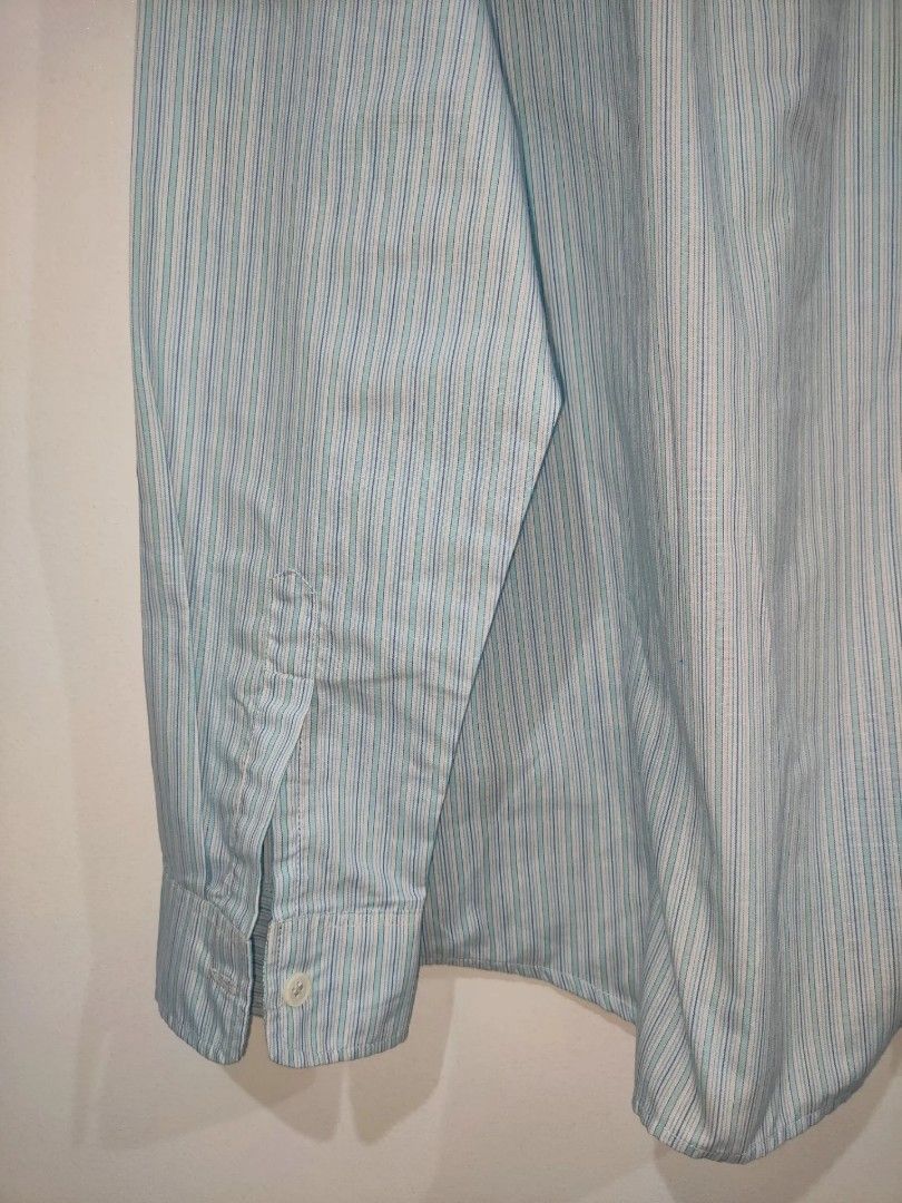 Wear Casa Blue Button-down Top (Category: Longsleeves) located in Quezon City. Submitted by maxsab (Listing ID 1463204260, Image 2). Description: - Baby blue with stripes collared buttondown shirt.