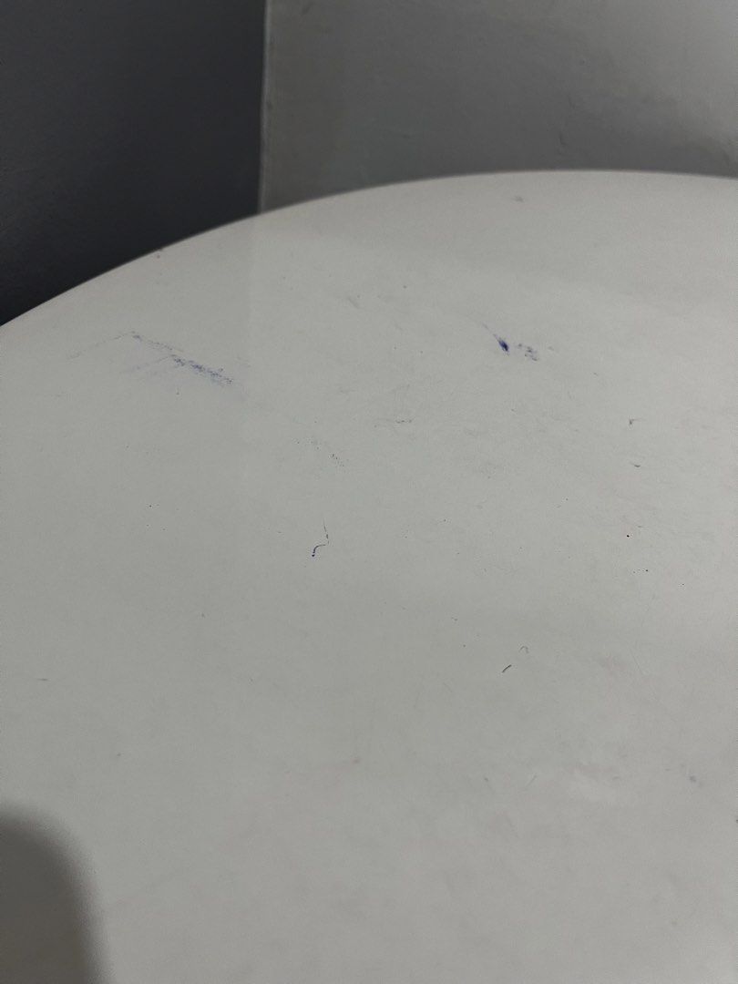 White Round Dining Table with 4 Chairs (Category: Tables & Sets) located in Cavite. Submitted by kulota.store (Listing ID 1463288981, Image 2). Description: White round dining table with 3 modern chairs. Matte finish, wooden legs. Perfect for small spaces. Note: Last price na yan.