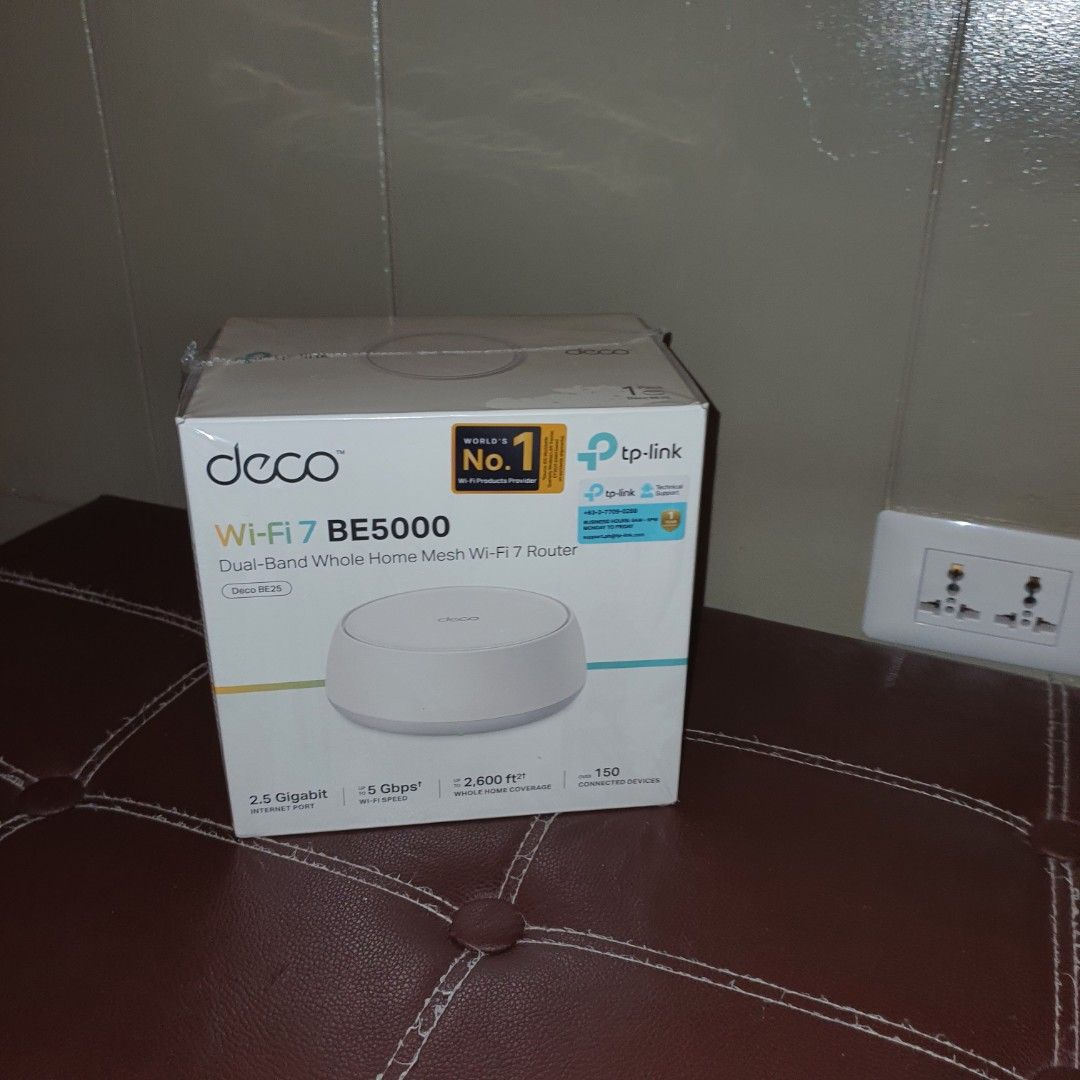 Wifi 7 tp link deco be5000 be 25 mesh wifi router (Category: Craft Supplies & Tools) located in Pasig City. Submitted by thethinkers (Listing ID 1463233597, Image 3). Description: .