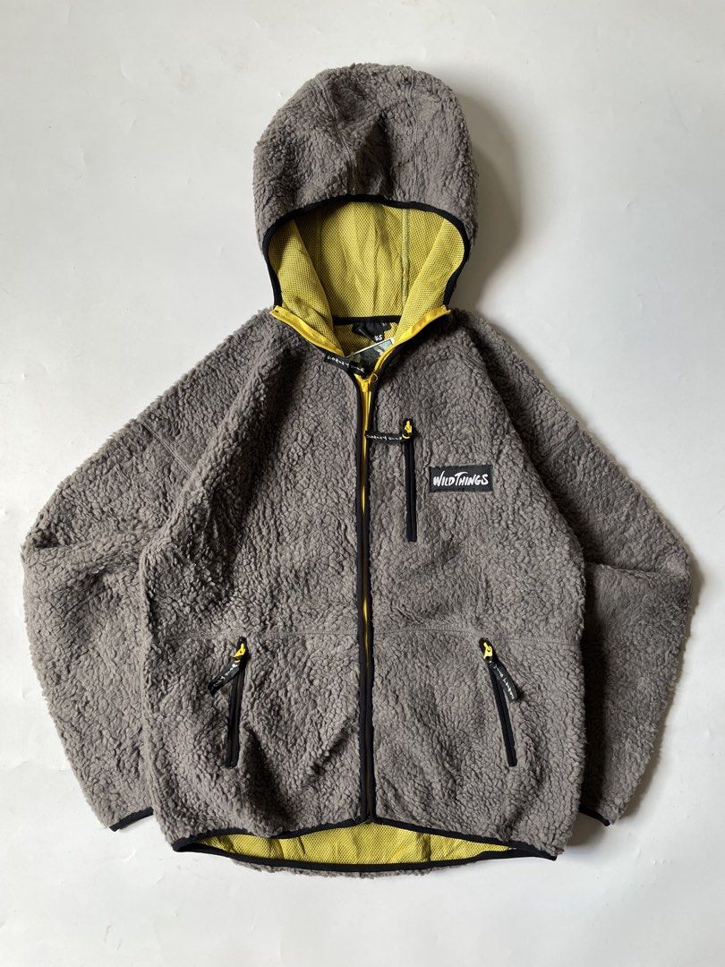 Wild Things boa fleece Hooded Jacket (Category: Coats, Jackets and Outerwear) located in Baguio. Submitted by chronicles_cache (Listing ID 1463270614, Image 1). Description: Condition: Great Size tagged: M Width: 21.5 Length: 25.5 Shoulder: 24 Sleeve: 21.5.