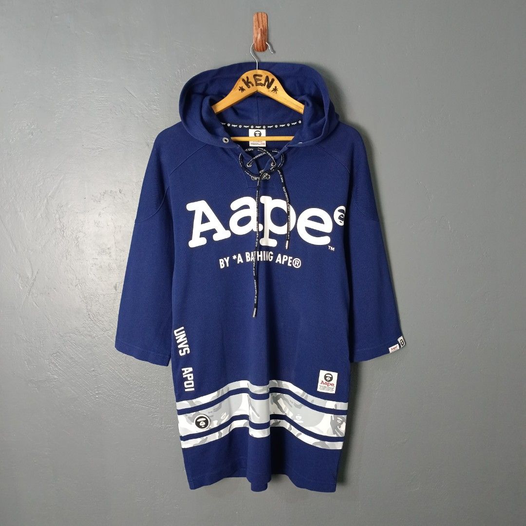 Women's - AAPE (Category: Dresses) located in Bacolod City. Submitted by drop.ph (Listing ID 1463171993, Image 2). Description: AAPE - Pullover Dress Authentic *Oversized *XXS - 20x30.5 *Can fit up to Large *Excellent cloth *Stain *Price: 1,000php *Add SF if outside Bacolod City .