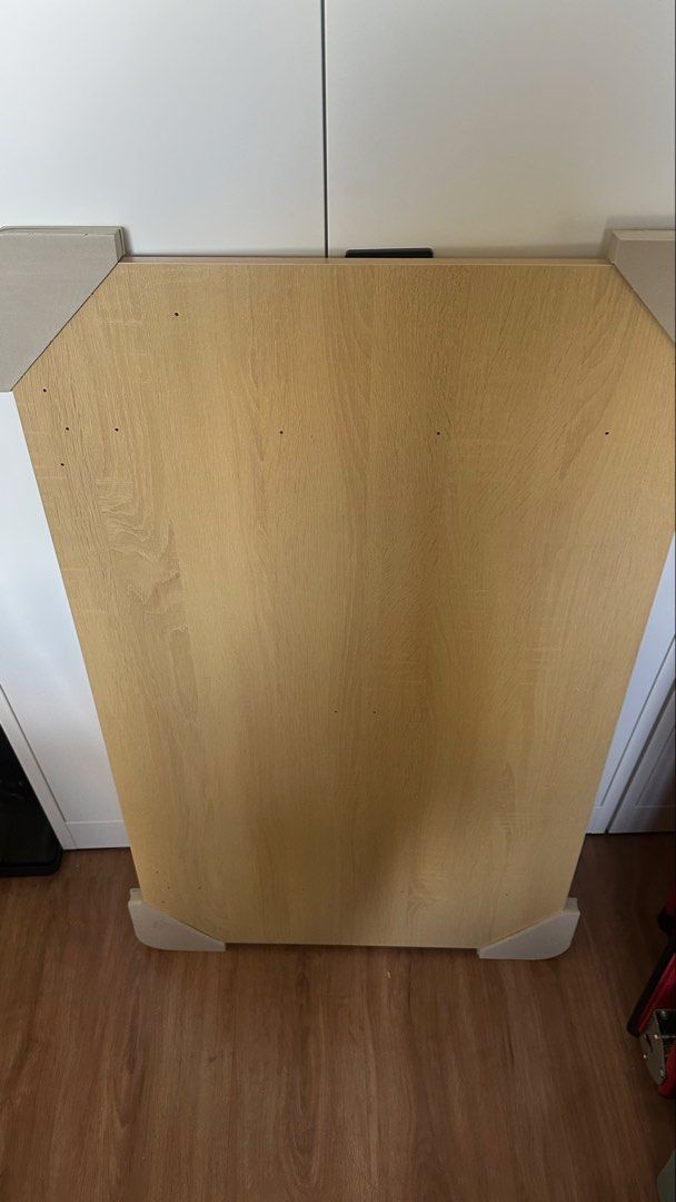 Wood Finish Table Top (Category: Office Furniture & Fixtures) located in Pasig City. Submitted by krismocha (Listing ID 1463223726, Image 3). Description: 100x60cm Table Top Unused Without legs With Minor Damage on one side Pick up in Pasig c/o buyer. .