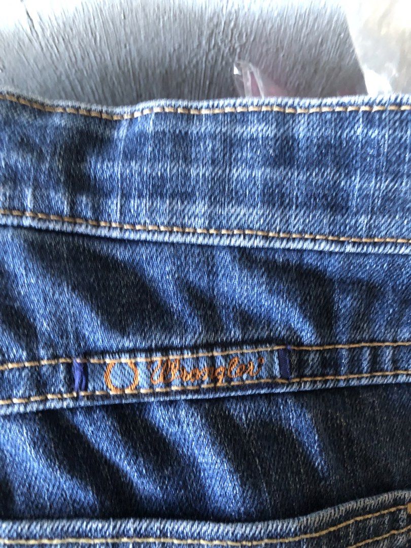 Wrangler q baby jeans (Category: Jeans) located in Manila. Submitted by momosshix2001 (Listing ID 1463161545, Image 1). Description: Wrangler q baby jeans Size:36 on tag Length:41 No issue 500 shipped!!.