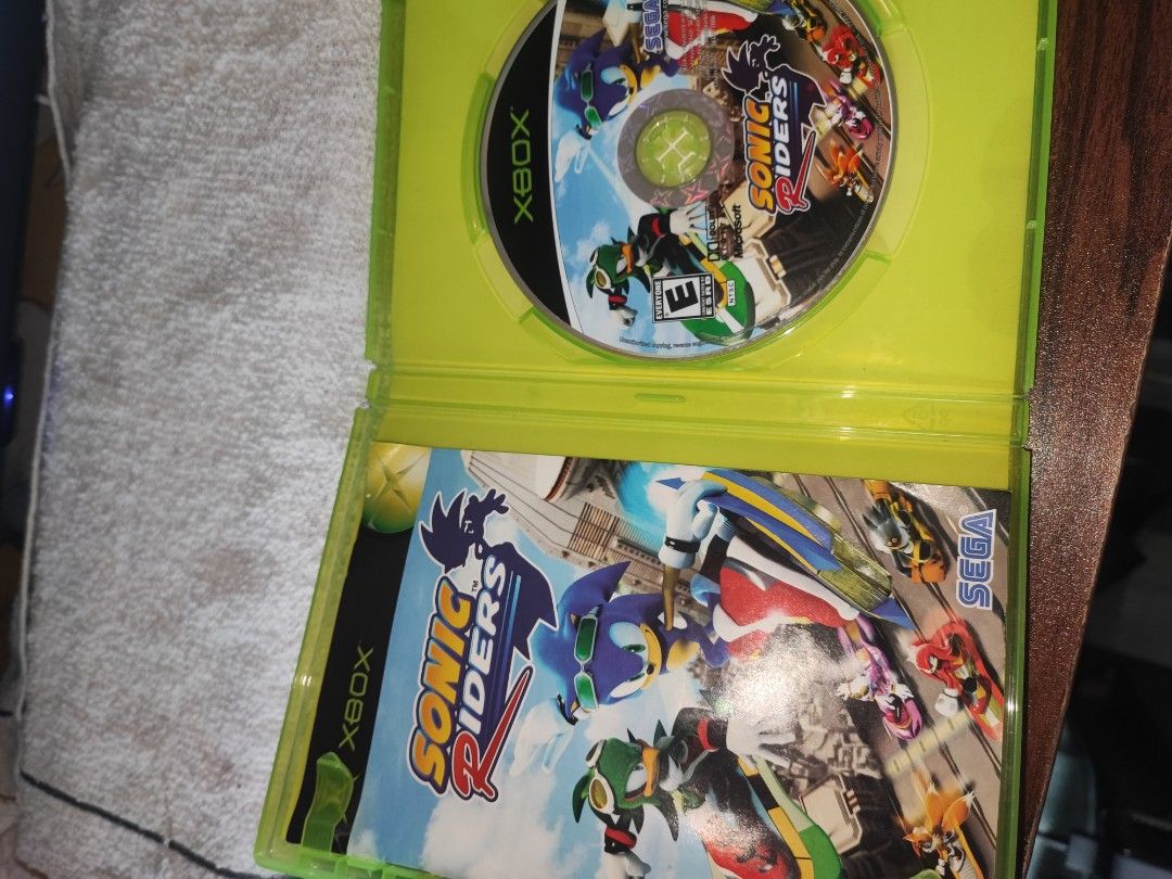 XBOX CD " Sonic Riders" NTSC (Category: Xbox) located in Manila. Submitted by pcltasenseigaming (Listing ID 1463154853, Image 2). Description: XBOX CD " Sonic Riders" NTSC 📌 Price 3139 📌 Negotiable 📌 Details : Normal na sa 2nd hand cd na may scratch/scratches 📌 2nd Hand Tested Working 📌 Can Send Pictures/Video Of Item With Time & Date 📌 Compatibility is buyer's responsibility 📌 PLEASE RATE MY MARKETPLACE PROFILE AFTER TRANSACTION THANKYOU 
