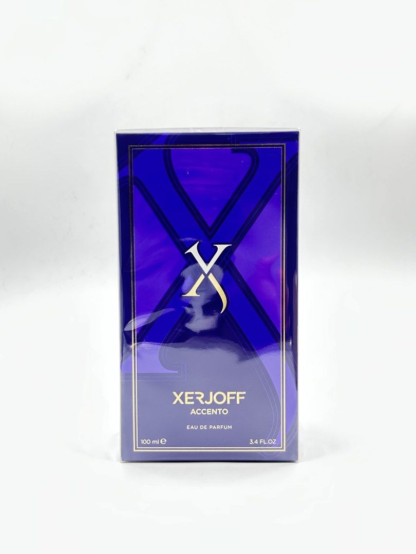 Xerjoff Accento Eau de Parfum 100ml (Category: Fragrance & Deodorants) located in Quezon City. Submitted by catesp (Listing ID 1463307683, Image 1). Description: - Xerjoff Accento Eau de Parfum - 100ml bottle - Original packaging included - Made in Italy - Excellent fragrance for everyday use.