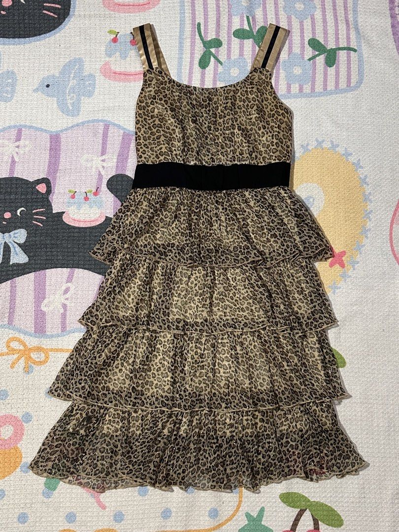 Y2k Leopard Dress (S-M) (Category: Dresses) located in Manila. Submitted by vintage_revo.ph (Listing ID 1463288385, Image 1). Description: .