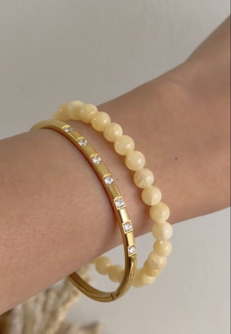 Yellow Jade Beaded Bracelets (Category: Bracelets) located in Paranaque City. Submitted by seektoshop (Listing ID 1463276390, Image 1). Description: ✨ The New Moon in Virgo is shifting us into a season of reset, refinement, and intentional new beginnings. What you choose, organize, and commit to now matters. Yellow Jade is the charm you need to move through these shifts with optimism, good fortune, and confident energy. Clear the old. Choose bett