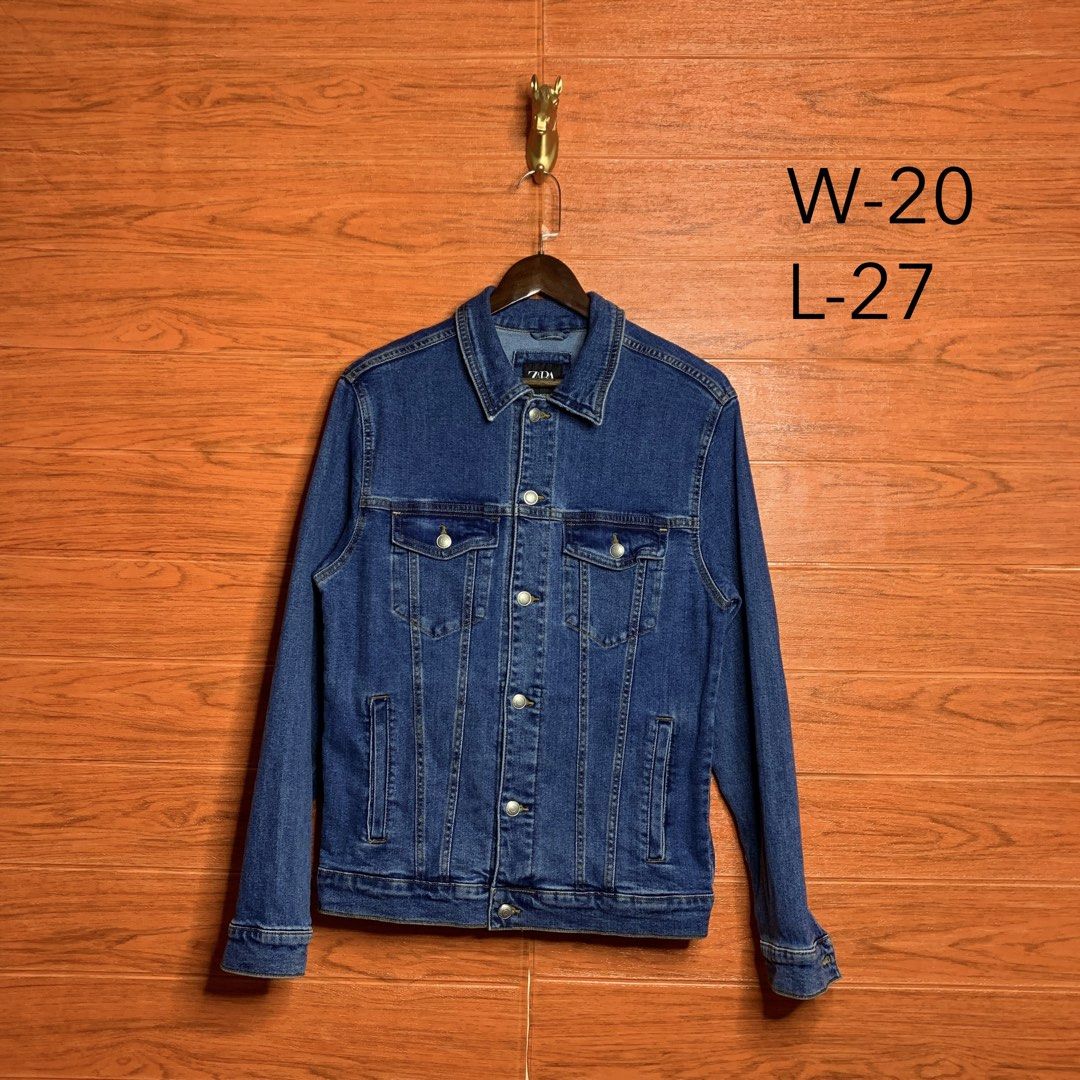Zara Man Denim Jacket (Category: Coats, Jackets and Outerwear) located in Quezon City. Submitted by donklasiko (Listing ID 1463225134, Image 2). Description: Condition: 9.5+/10 Pristine condition Issue: non Refer to the dimension 🤗 PM FOR MORE DETAILS NO RETURN, NO EXCHANGE & NO REFUND! ✅I ALSO ACCEPT TRADE/SWAP TO ANYTHING JUST DROP YOUR OFFER Please manage your expectations, this is a secondhand item. What you see is what you get 😊 💵MOP: GCA
