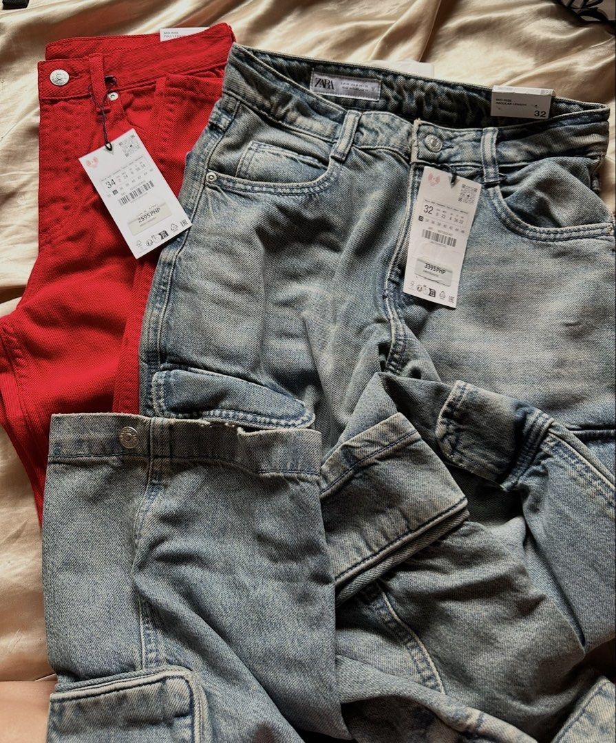 Zara Red Jeans size 25-26 (Category: Jeans) located in Cebu City. Submitted by sultrychicmary (Listing ID 1463284431, Image 2). Description: never used .